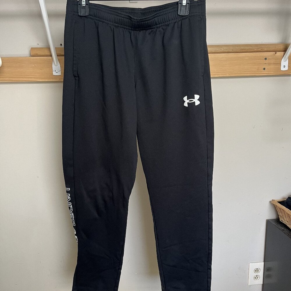 Under Armour Youth Sweatpants, Black, XL